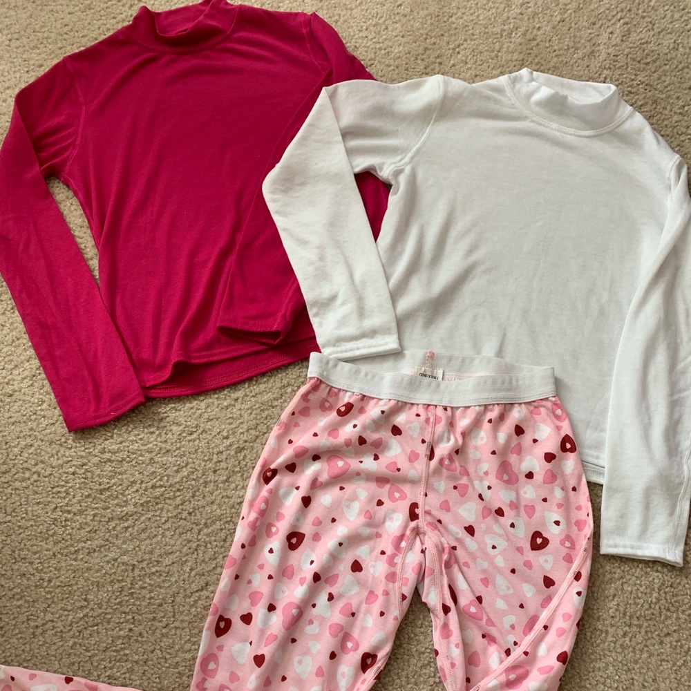 Pepper Skins Shirts Hearts Leggings SZ Y Medium